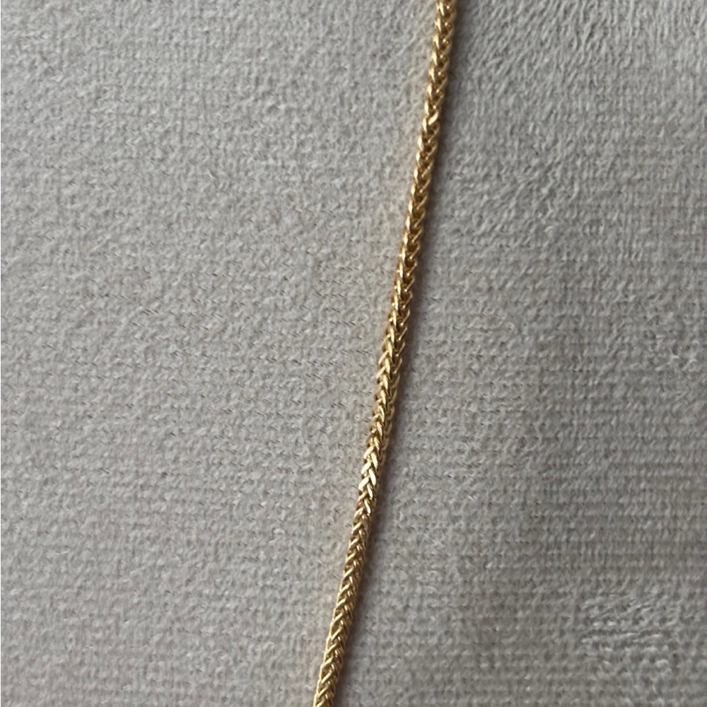 18K Gold Wheat 17.5in Necklace | Bellamare Jewelry